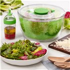 Essoreuse à salade OXO verte 26 cm avec poussoir ergonomique