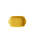 Plat à four rectangulaire individuel 22 cm le bon plat en céramique émaillée jaune Provence Emile Henry
