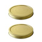 2 x Schraubverschluss mit 100 mm Ø in Gold für Terrinen-Gläser Le Comptoir de la Conserve