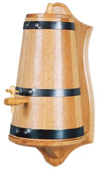 Essigbehälter aus Eichenholz, 3 Liter