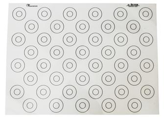 Backmatte speziell für Makronen, 40x30 cm, aus Silikon