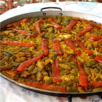 Rezept für valencianische Paella