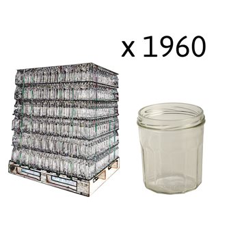 Marmeladegläser 12-seitig 324 ml, Palette mit 1960 Stück