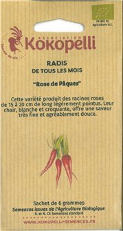 Graines de radis rose de Pâques